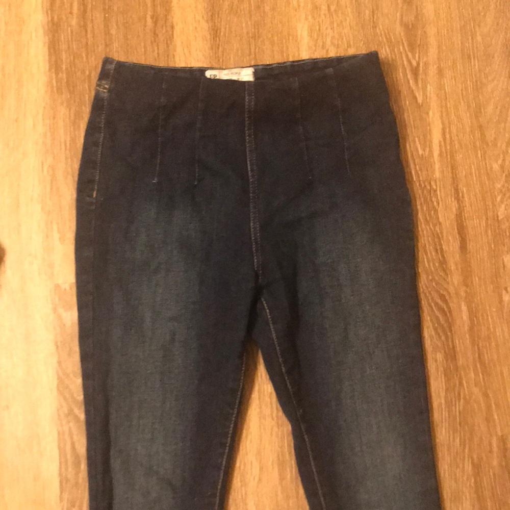 Free People high waisted skinny jeans